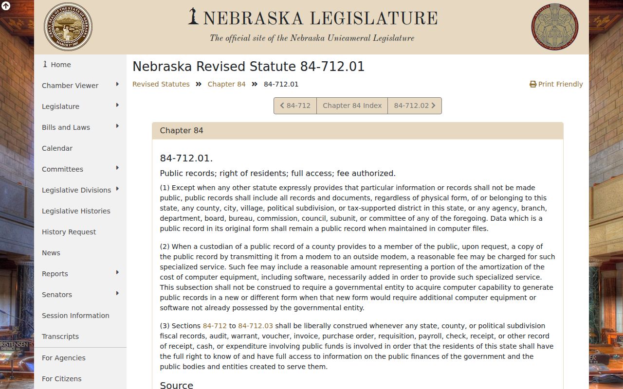 Dodge County civil court dockets public record definition statute