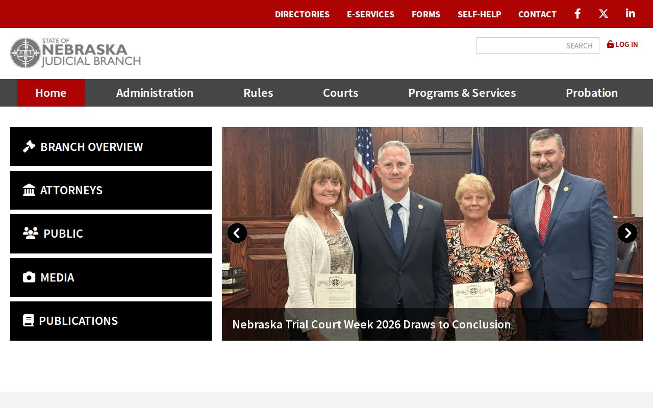 Dodge County court docket Nebraska Judicial Branch navigation